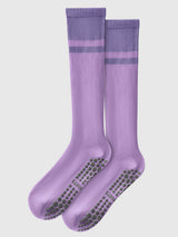 Women's Knee High Pilates Grip Socks