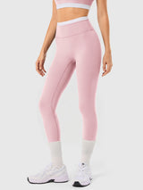 High Waisted Seamless Leggings & Double Layer Sports Bra IN25FS025AB