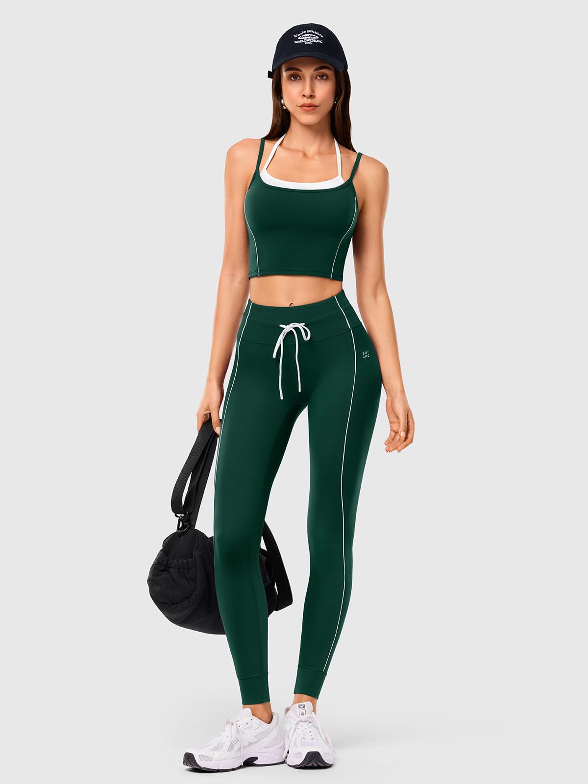 Drawstring Seamless Workout Sets for Women