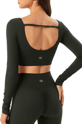 Long Sleeve Crop Tops for Women