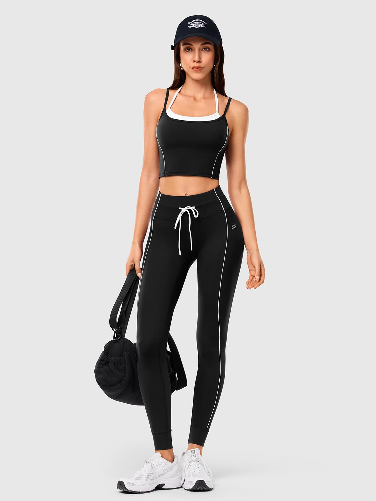 Drawstring Seamless Workout Sets for Women