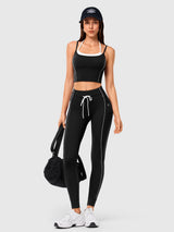 Drawstring Seamless Workout Sets for Women
