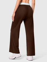 Wide Leg Yoga Gym Pants with Pockets