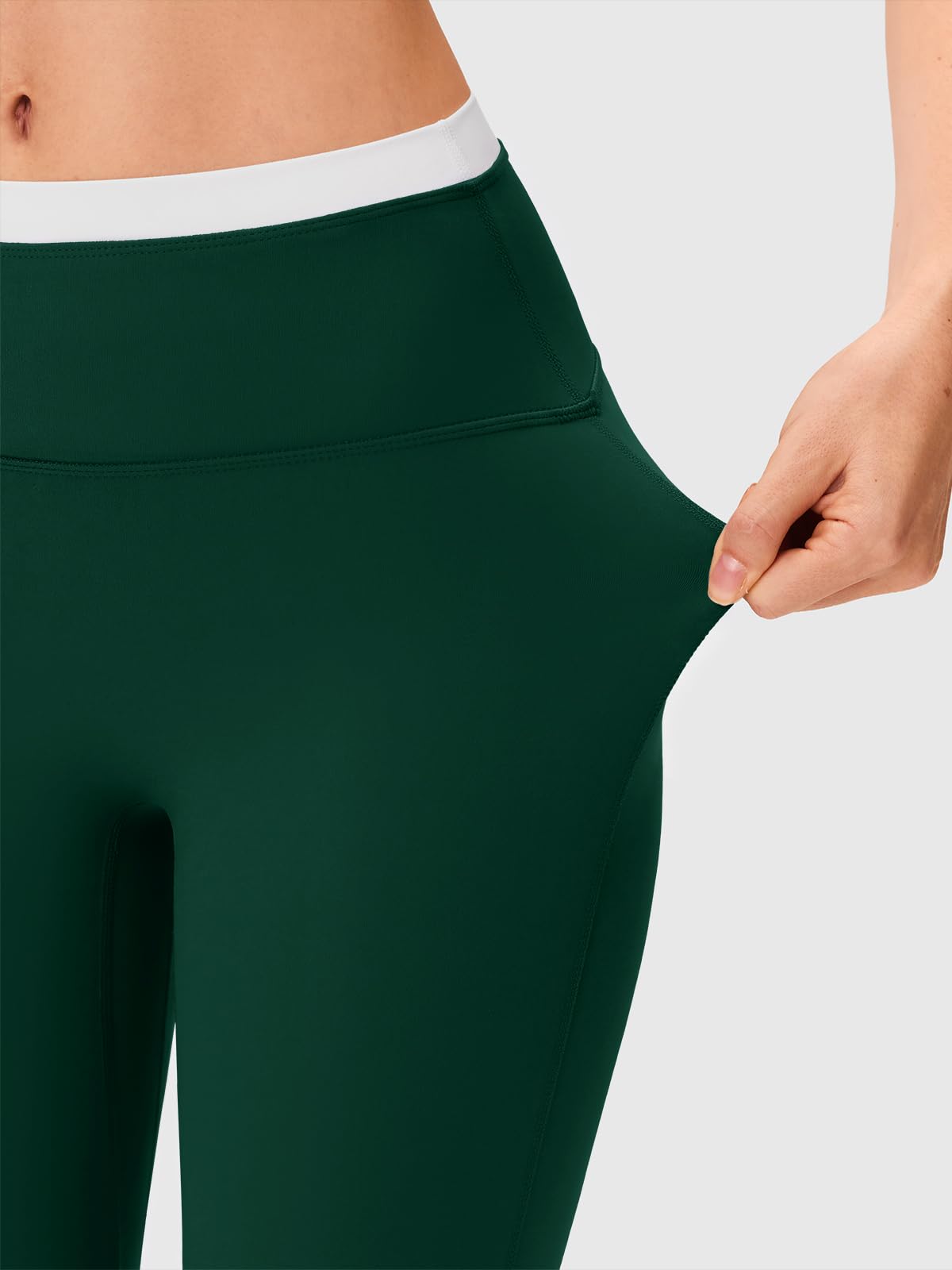 INNOMINT Women's High-Waisted Seamless Yoga Leggings – 25" Inseam