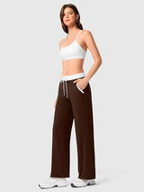 Wide Leg Yoga Gym Pants with Pockets