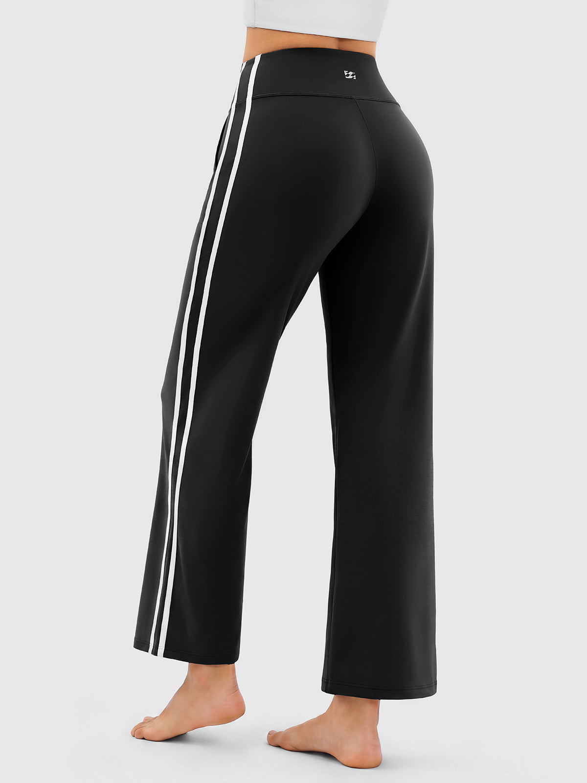 INNOMINT Women's High-Waisted Wide-Leg Track Pants