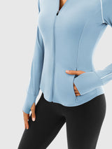 Soft and comfortable zip-up jacket IN25FJ040
