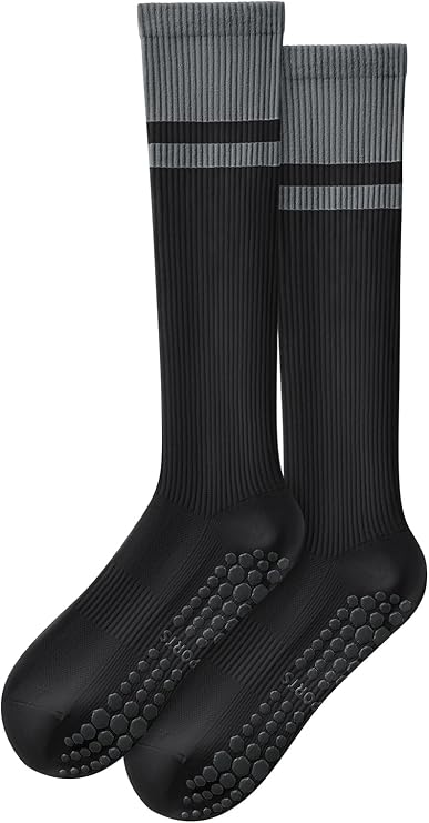 Women's Knee High Pilates Grip Socks