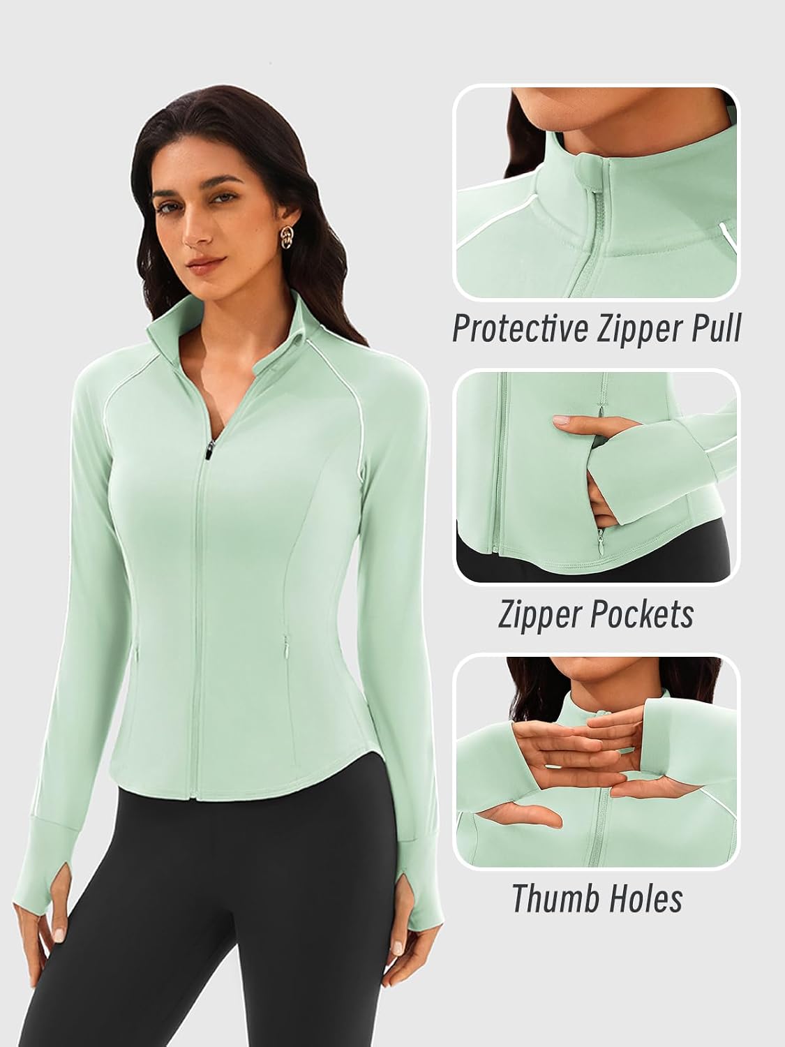 Soft and Comfortable Zip-Up Jacket