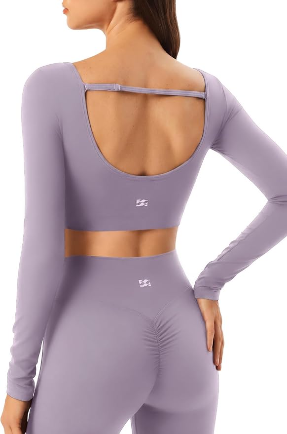 Long Sleeve Crop Tops for Women