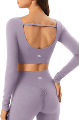 Long Sleeve Crop Tops for Women