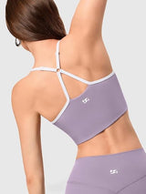 Women Sports Bras Criss Cross Strappy Backless