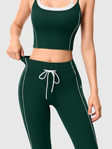 Drawstring Seamless Workout Sets for Women
