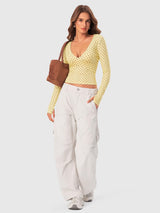 V Neck Pilates Outfits for Women