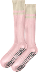 Women's Knee High Pilates Grip Socks