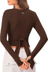 V Neck Pilates Outfits for Women