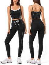 Drawstring Seamless Workout Sets for Women