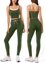 Drawstring Seamless Workout Sets for Women
