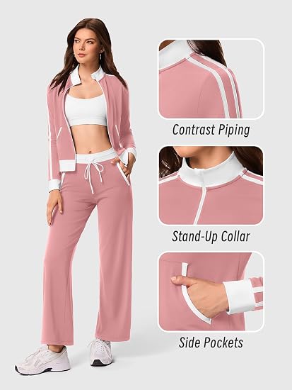 Zip Up Workout Athletic Jacket for Women