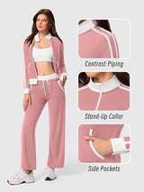 Zip Up Workout Athletic Jacket for Women
