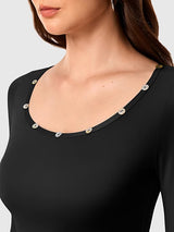 Women's Pilates Wrap Top, Long Sleeve Shirts