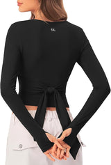V Neck Pilates Outfits for Women
