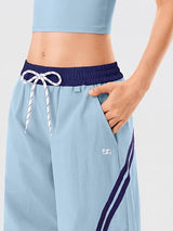 INNOMINT Baggy Barrel Pants Wide Leg Y2K Striped Sweatpants
