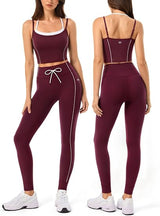 Drawstring Seamless Workout Sets for Women