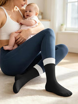 Pilates Grip Socks Mid Calf Barre Cotton Socks
