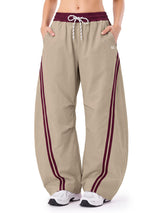 INNOMINT Baggy Barrel Pants Wide Leg Y2K Striped Sweatpants
