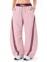INNOMINT Baggy Barrel Pants Wide Leg Y2K Striped Sweatpants