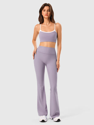 High Waist Scrunch Flare Leggings