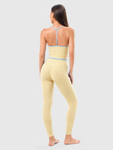 Two Piece Cross Back Tank Top Matching High Waist Leggings Sets IN25FS006AB