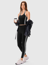 ❄︎ INNOMINT Women's Striped Halter Longline Tank Top
