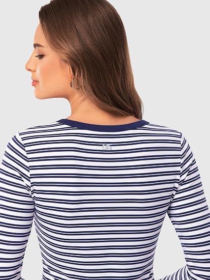 2 Piece Women's Striped Lounge Sets