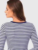 2 Piece Women's Striped Lounge Sets