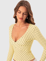V Neck Pilates Outfits for Women
