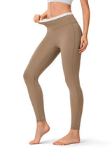 INNOMINT Women's High-Waisted Seamless Yoga Leggings – 25" Inseam
