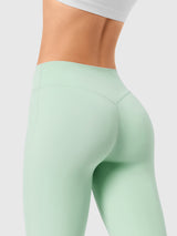 INNOMINT Women's No-Front-Seam High-Waisted Leggings