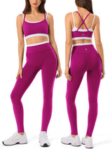 2 Pieces Workout Sets for Women Athletic Pilates Outfits