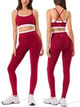 2 Pieces Workout Sets for Women Athletic Pilates Outfits