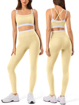 2 Pieces Workout Sets for Women Athletic Pilates Outfits