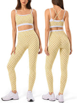 2 Pieces Workout Sets for Women Athletic Pilates Outfits