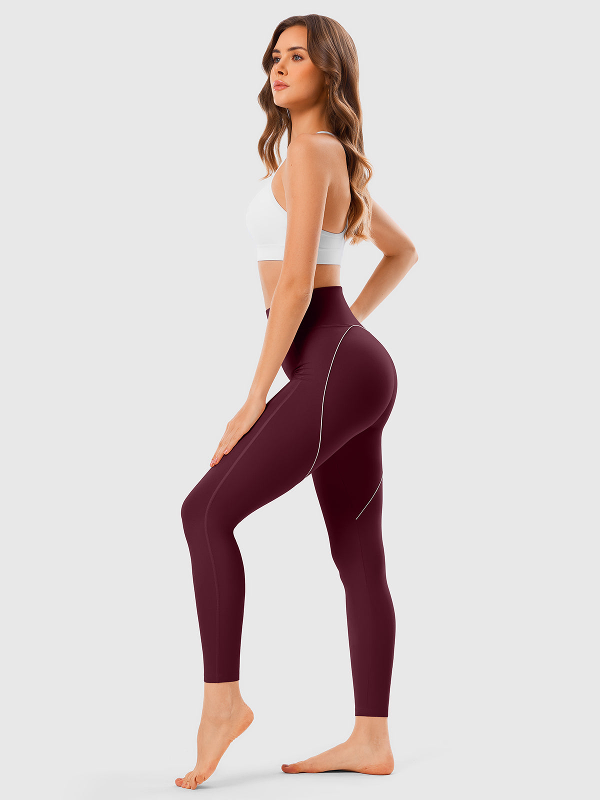 INNOMINT Women's High-Waisted Sculpting Leggings