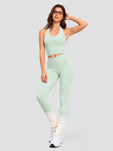 INNOMINT Women's No-Front-Seam High-Waisted Leggings